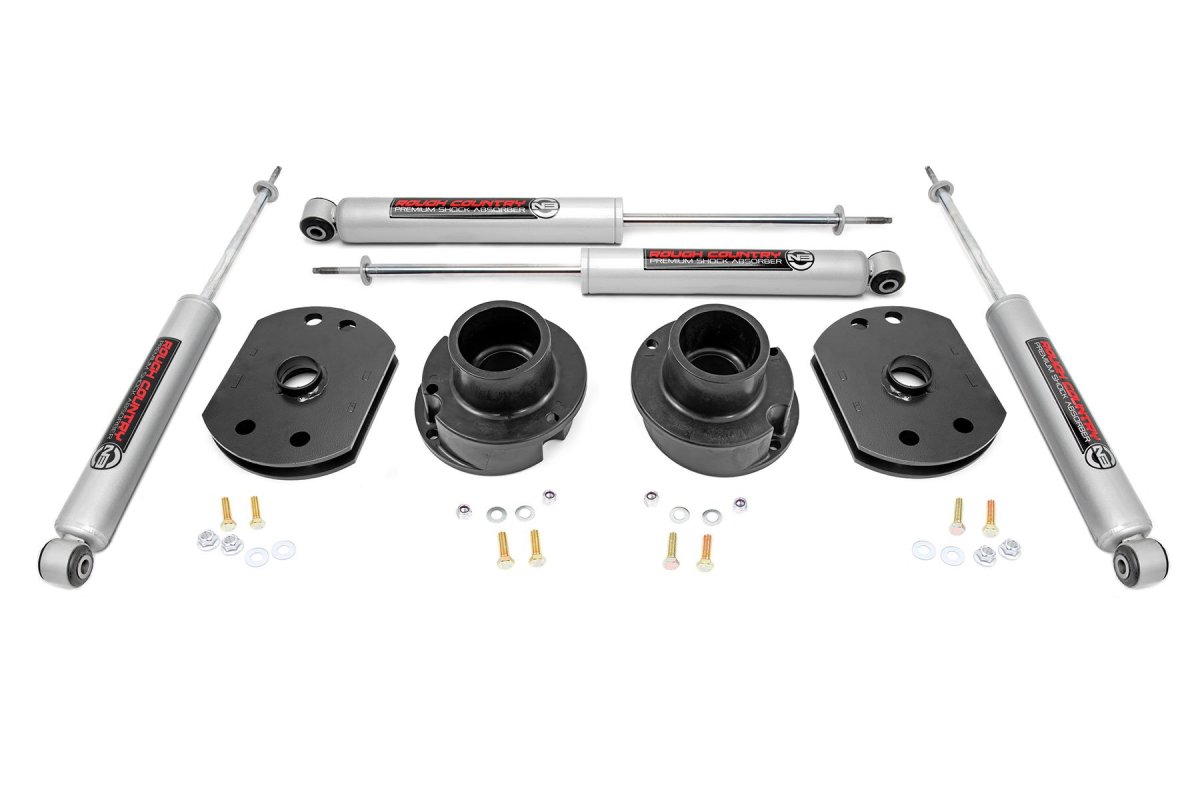 Ram 2500 Suspension Lift Kit - Front - Rough Country - 2.5 Inch Lift Kit | N3 Shocks - '14-'25